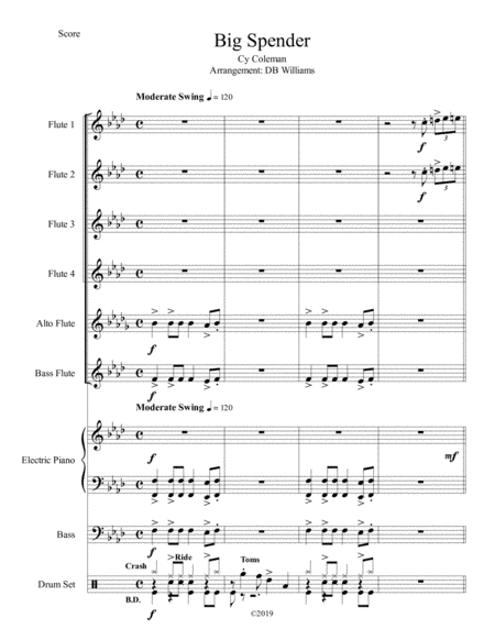 Big Spender (arr. DB Williams)