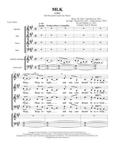 Mlk (arr. Scott S. Stewart)