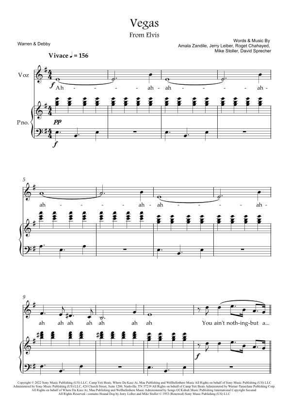 Vegas (arr. Warren & Deby)