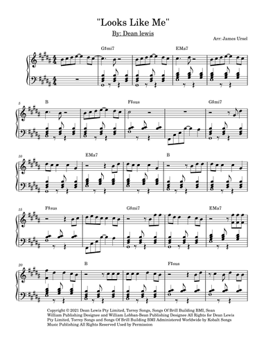 Looks Like Me (arr. James Ursel)