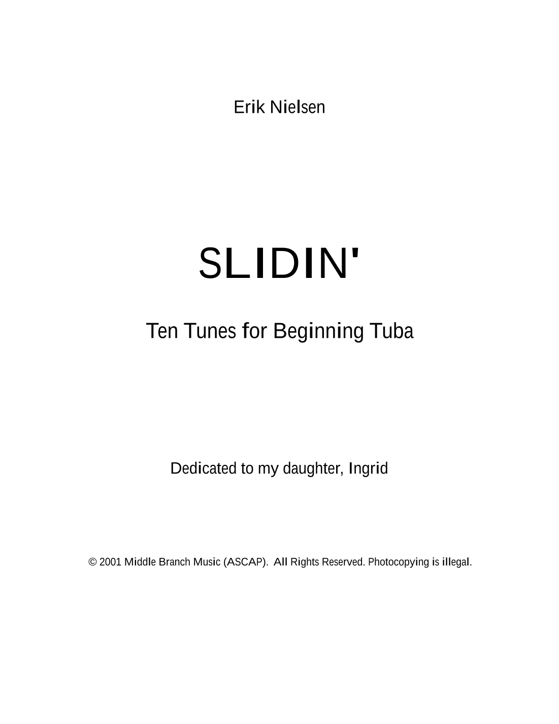 Slidin' for Tuba