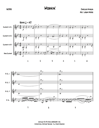 Moanin' (arr. Logan Moore)