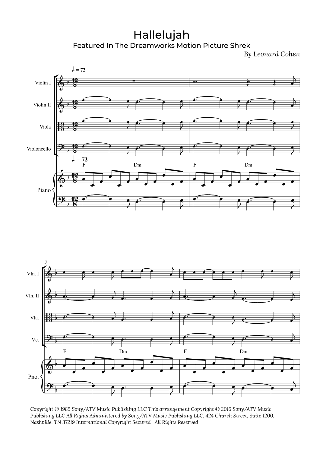 Hallelujah (arr. Alex Nunes Rodrigues)