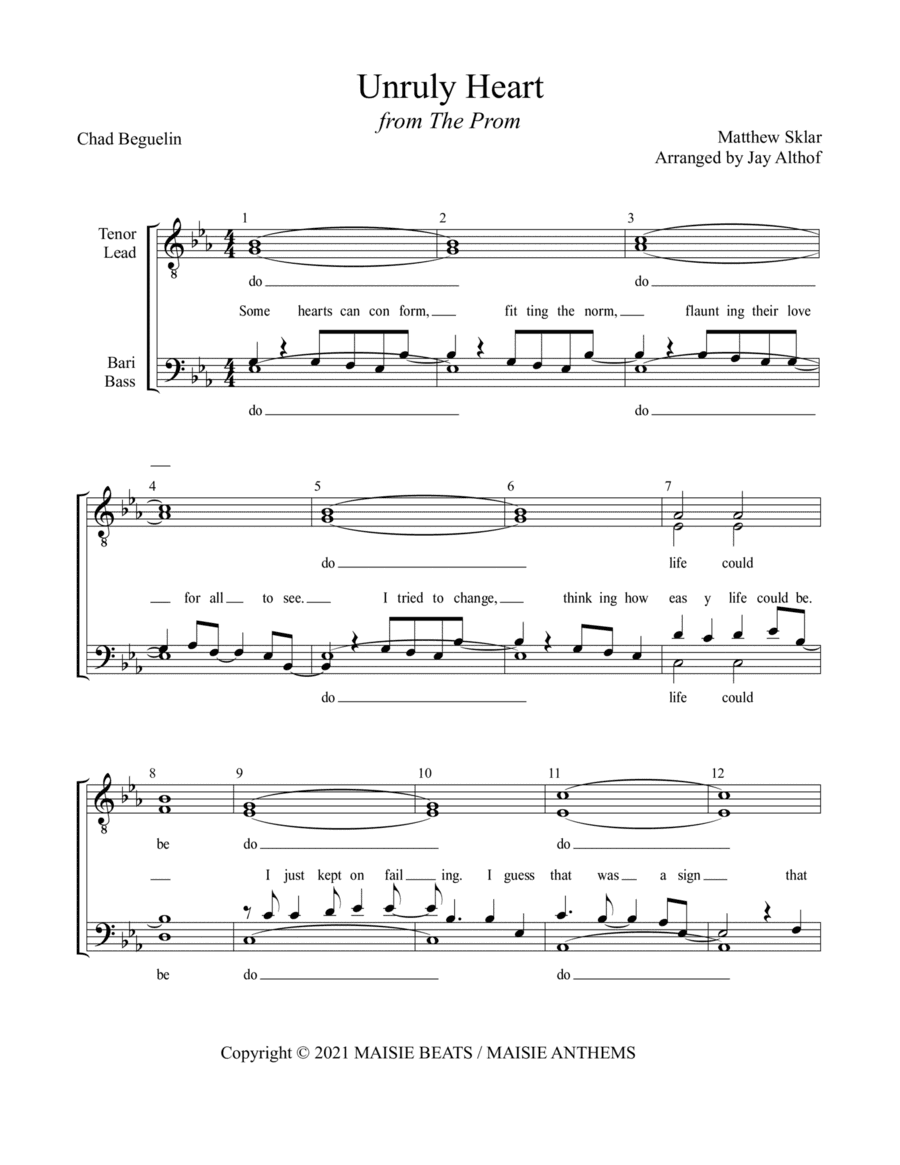 The Prom (arr. Jay Althof)