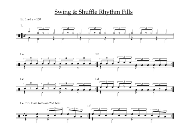 Swing & Shuffle Rhythm Fills