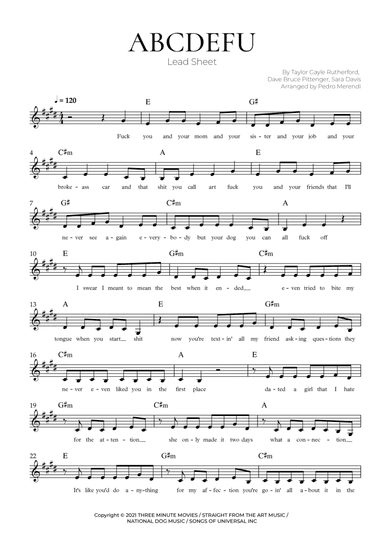 Abcdefu (arr. Pedro Merendi)
