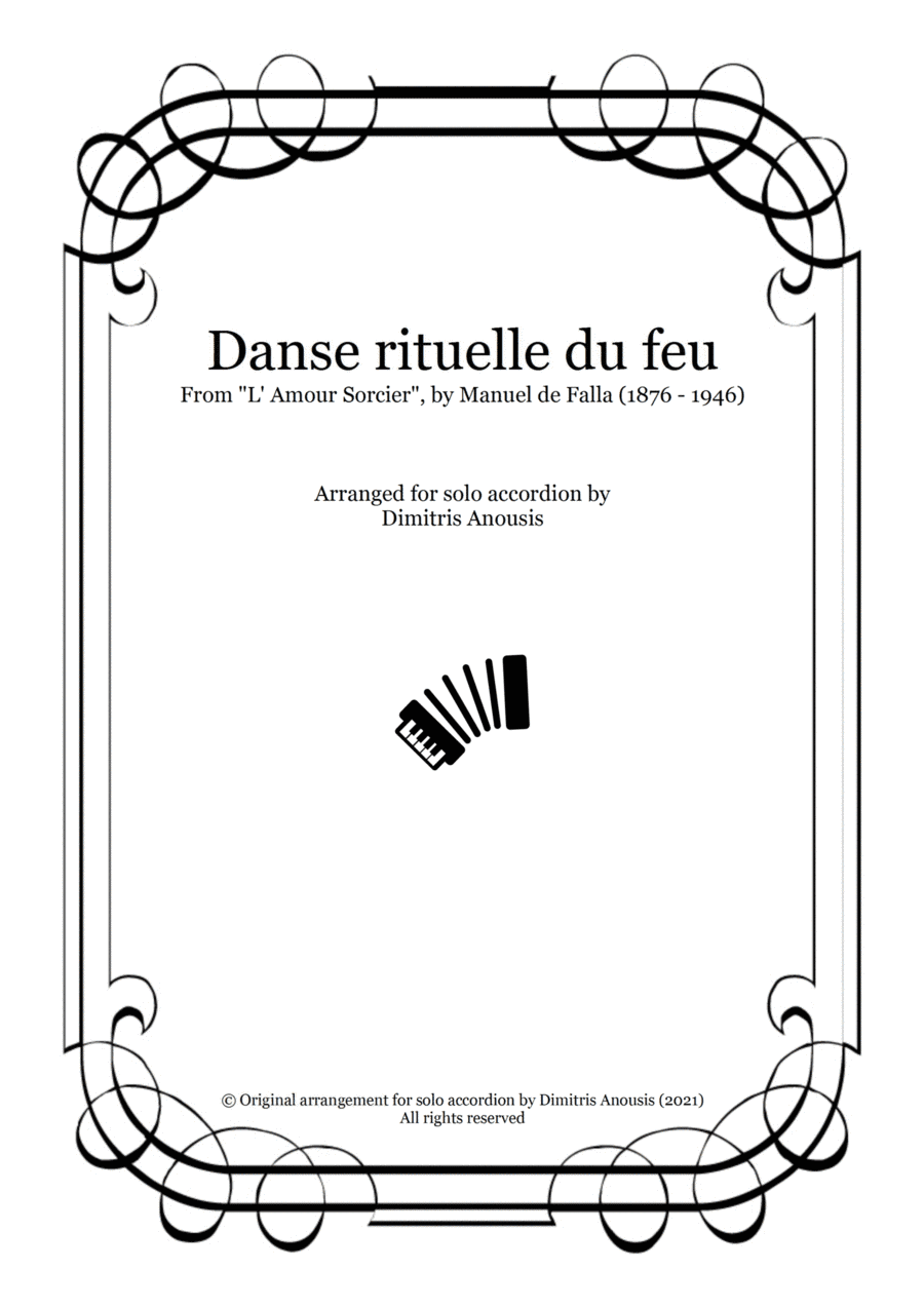 Danse rituelle du feu - Amazing solo accordion arrangement (arr. Dimitris Anousis)