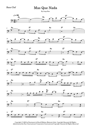 Mas Que Nada (arr. Fabio Eduardo de Oliveira)