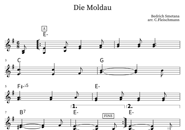 Vltana (Die Moldau) (arr. Christoph Fleischmann)
