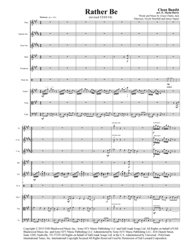 Rather Be (arr. Elizabeth Skola Davis)