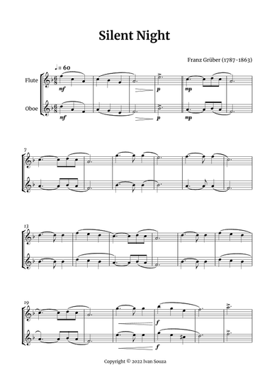 Silent Night (arr. Ivan Souza)
