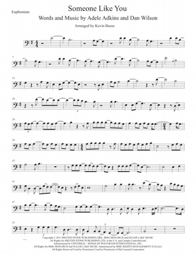 Someone Like You (arr. Kevin Busse)