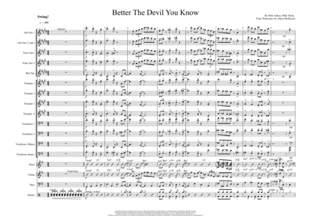 Better The Devil You Know (arr. Daryl McKenzie)
