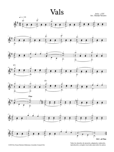 Vals (arr. José Hernán Navarro Sánchez)