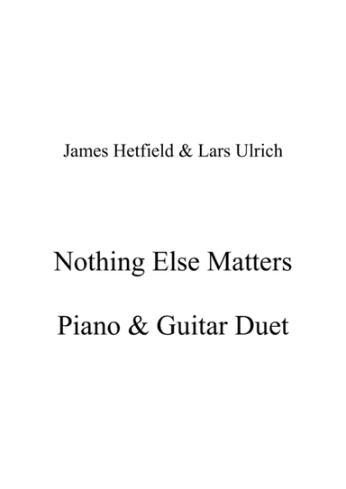 Nothing Else Matters (arr. Ene Nixon)