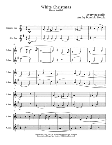 White Christmas (arr. Dominic Meccia)
