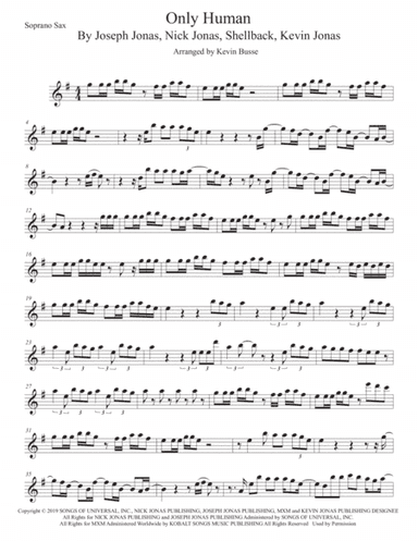Only Human (arr. Kevin Busse)