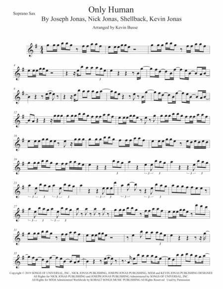 Only Human (arr. Kevin Busse)