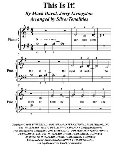 This Is It! (arr. SilverTonalities)
