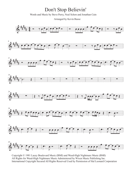 Don't Stop Believin' (arr. Kevin Busse)