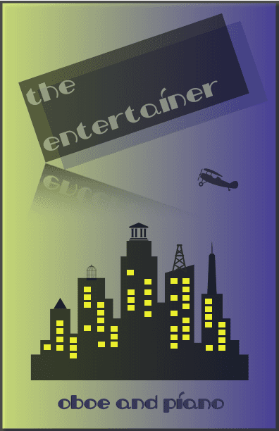 The Entertainer by Scott Joplin, for Oboe and Piano (arr. David McKeown)