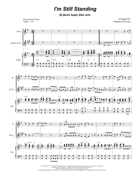 I'm Still Standing (arr. Stephen DeCesare)