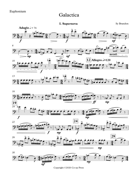 Galactica for Solo Euphonium