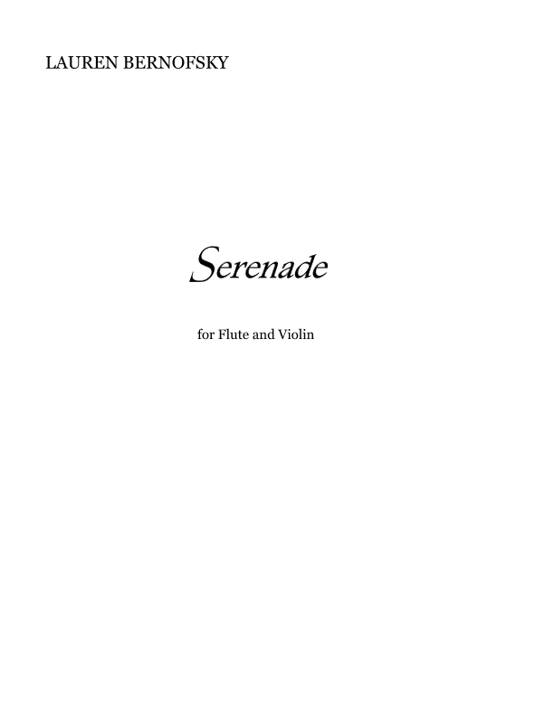 Serenade
