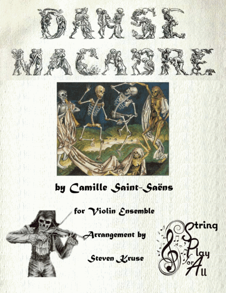 Danse Macabre for Mixed-Level Violin Ensemble (arr. Steven Kruse)