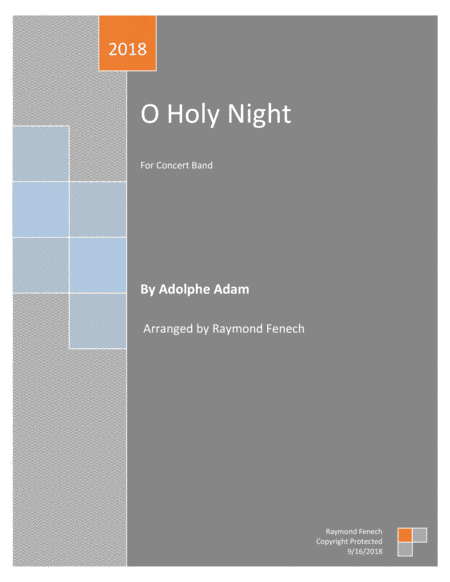 O Holy Night - For Concert Band - Intermediate Level (arr. Raymond Fenech)