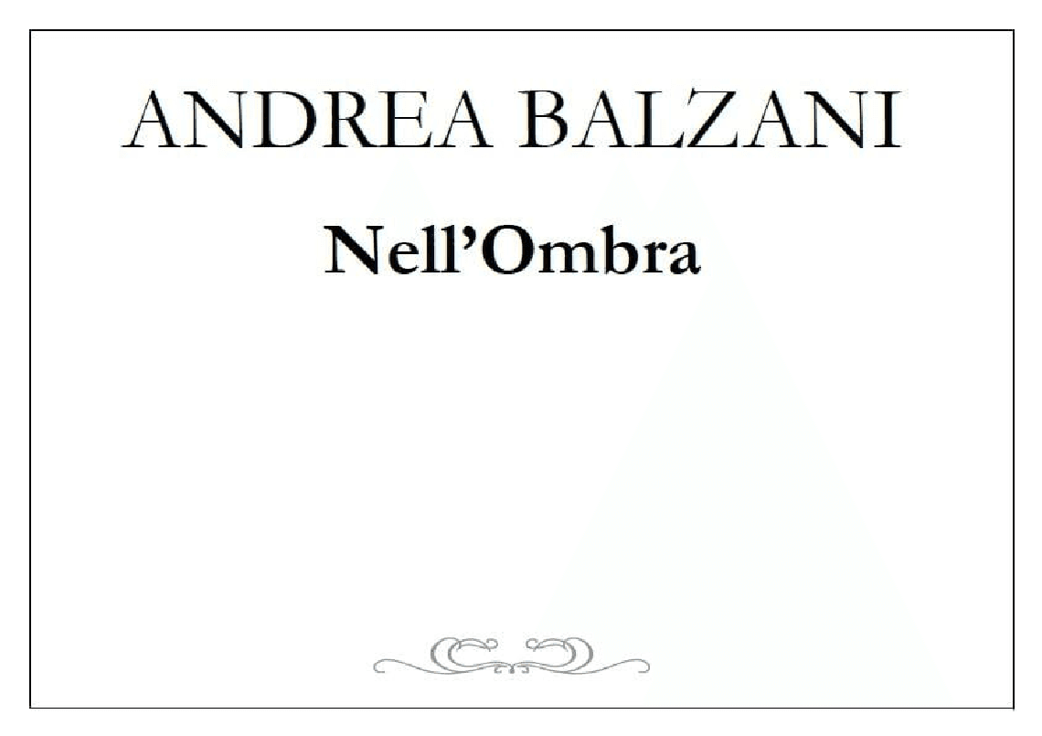 Nell' Ombra [PIANO SCORE] (foglio album)