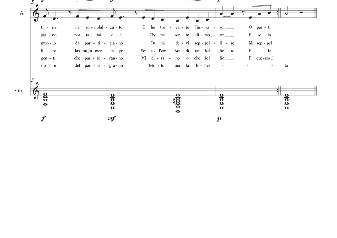 Bella Ciao (arr. Art.o Artaud)