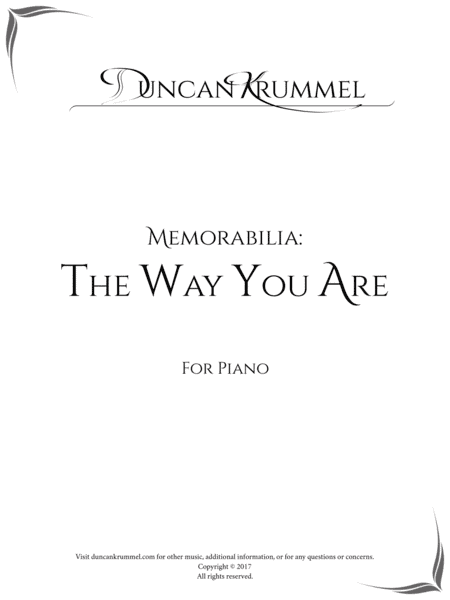 The Way You Are