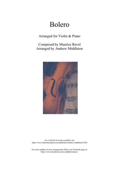 Bolero (arr. Andrew Middleton)