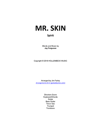 Mr. Skin (arr. Jim Farley)