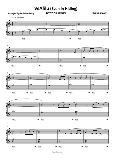 Veafilu behastara (arr. Leah Ginzburg)