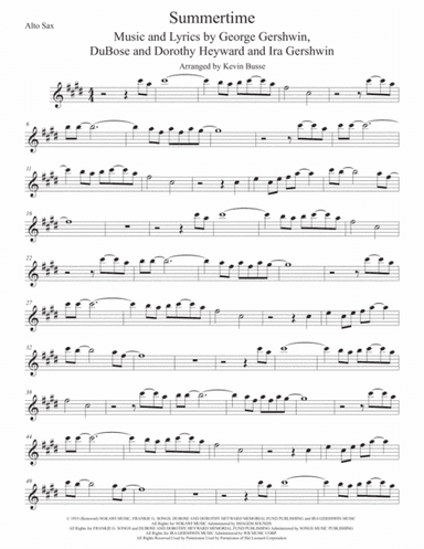 Summertime (arr. Kevin Busse)