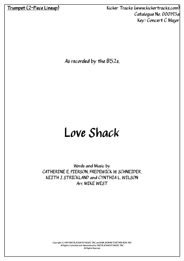Love Shack (arr. Michael Storeton-West)