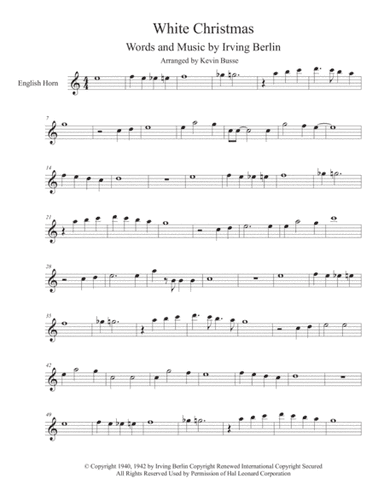 White Christmas (arr. Kevin Busse)