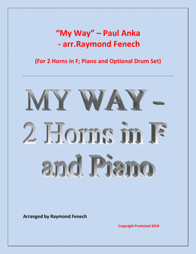 My Way (arr. Raymond Fenech)