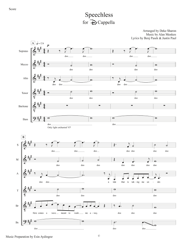 Speechless (arr. Deke Sharon)