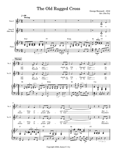 The Old Rugged Cross (arr. Jim Ivy)
