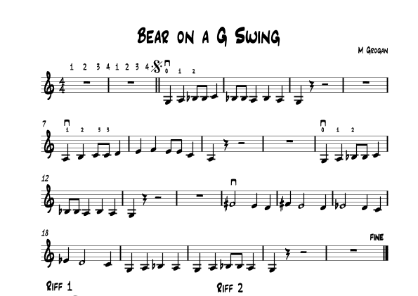 Bear on a G Swing