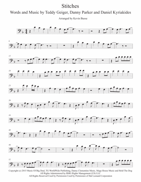 Stitches (arr. Kevin Busse)