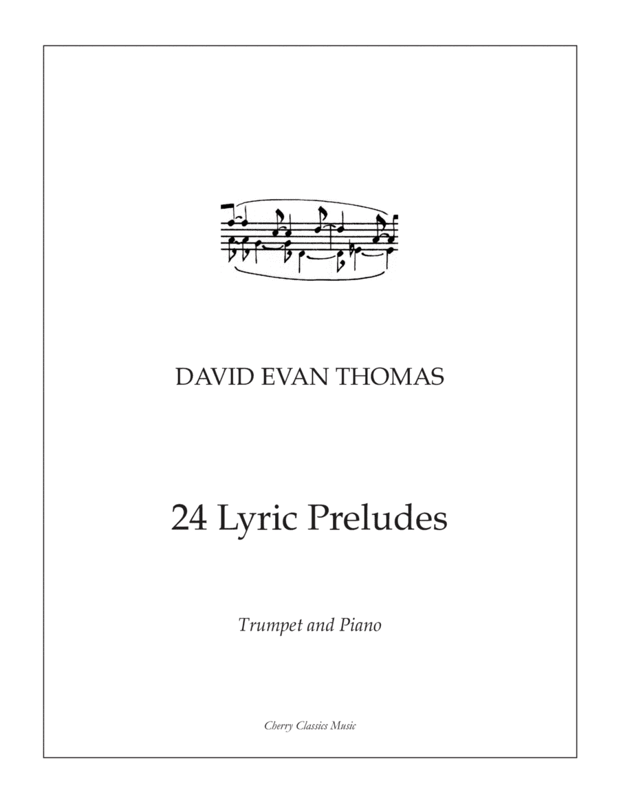 24 Lyric Preludes for Trumpet and Piano