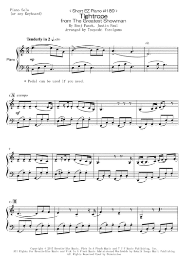 Tightrope (arr. Tsuyoshi Yoroiguma)