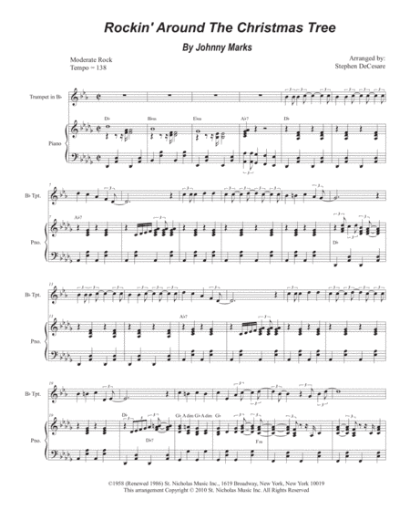 Rockin' Around The Christmas Tree (arr. Stephen DeCesare)