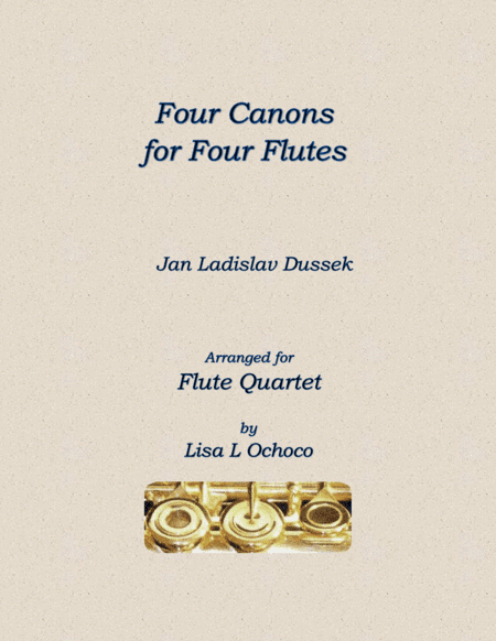 Four Canons for Four Flutes (4C) (arr. Lisa L Ochoco)