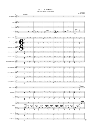 Una Furtiva Lacrima - L'elisir d'amore (arr. Juan Villodre)