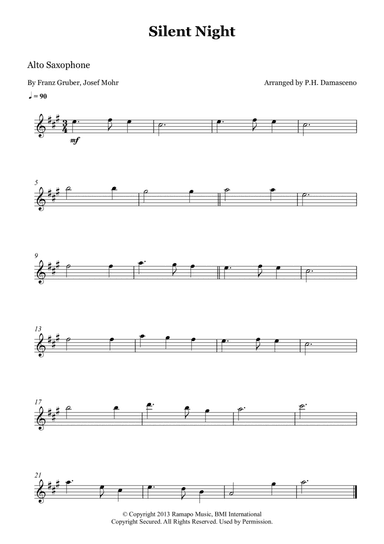 Silent Night (arr. P.H. Damasceno)